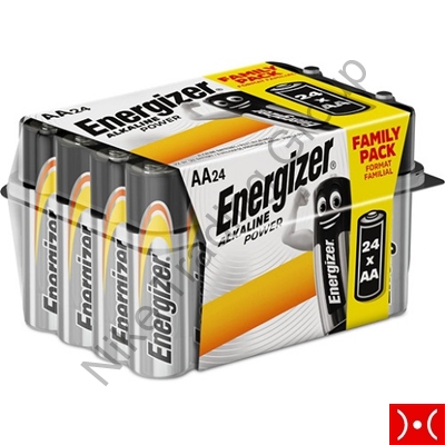 ENERGIZER Batterie Alkaline  AA confezione 24 pezz