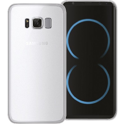 Cover Gel Protection+ White Samsung Galaxy S8 Plus