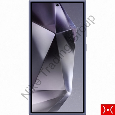 Samsung Cover in Silicone Galaxy S24 Ultra - lilla