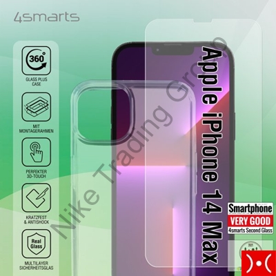 Custodia in TPU+X-Pro Glass iPhone 14 Max 4Smarts