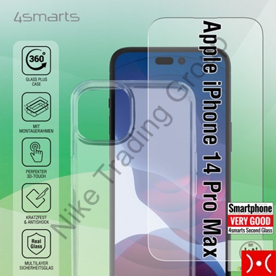 Custodia TPU+X-Pro Glass iPhone 14 Pro Max 4Smarts