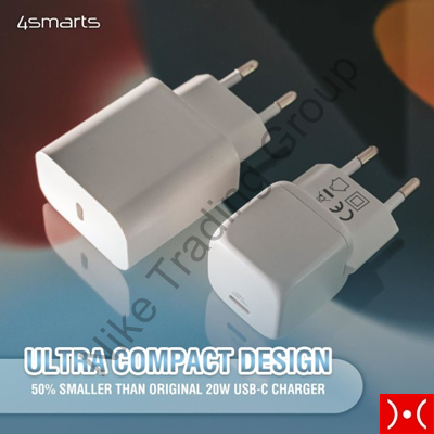 Carica Batterie USB-C mini PD 20W White 4Smarts