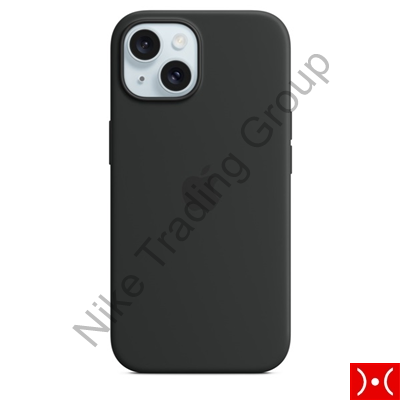 iPhone 15 Silicone Case w MagSafe - Black