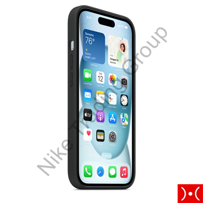 Apple custodia silicone MagSafe - Black iPhone 15