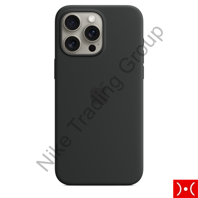 Apple cus silicone MagSafe Black iPhone 15 Pro Max