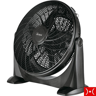 Ardes Ventilatore terra ciclonico 50cm 5 pale 50W