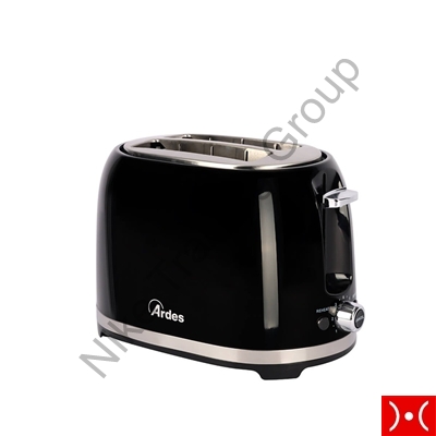Ardes Tostapane 2 fette pinze acciaio inox Black