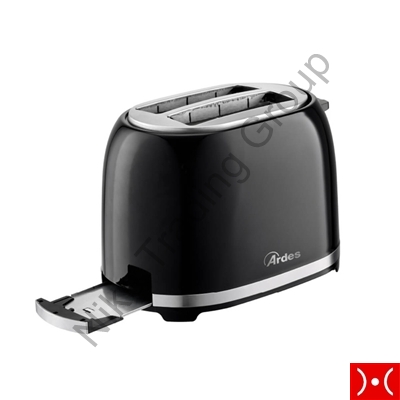 Ardes Tostapane 2 fette pinze acciaio inox Black