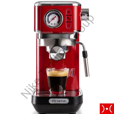 Ariete caff espresso Slim manometro rossa