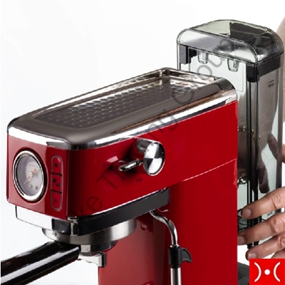 Ariete caff espresso Slim manometro rossa
