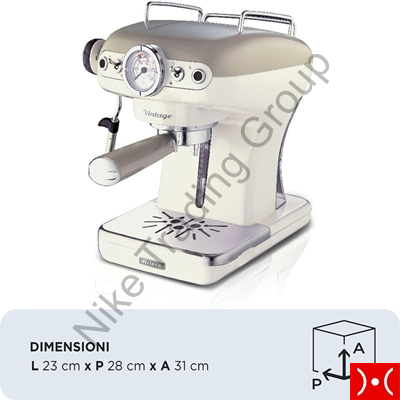 Ariete Macchina da Caff� Espresso Vintage Beige