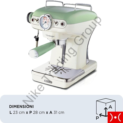 Ariete Macchina da Caff� Espresso Vintage Verde