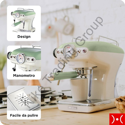 Ariete Macchina da Caff� Espresso Vintage Verde