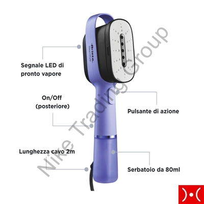 Ariete Stiratore verticale portatile blue