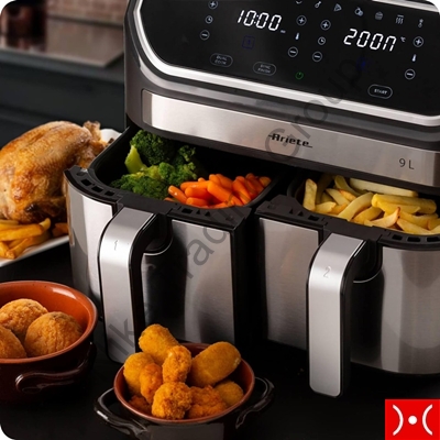 Friggitrice ad aria doppia Metal 9 Lt. Ariete