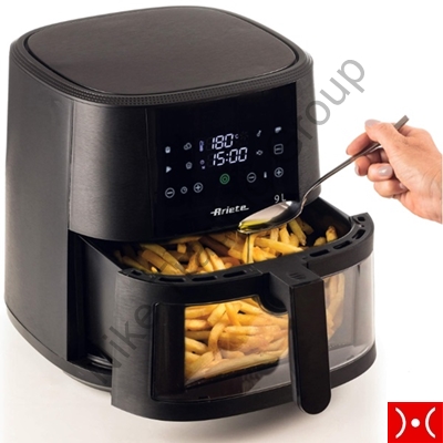 Friggitrice ad aria da 9Lt vetro Ariete