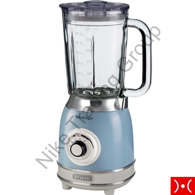 Ariete frullatore vintage 1000W celeste vetro