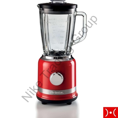 Ariete Frullatore con bicchiere rosso 1000W