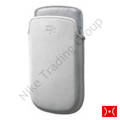 Leather case White BlackBerry 9720