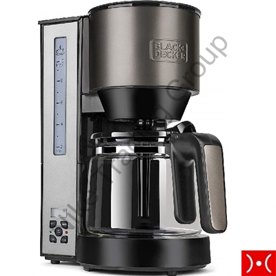 Black+Decker Caffettiera LCD programmabile, 1000W