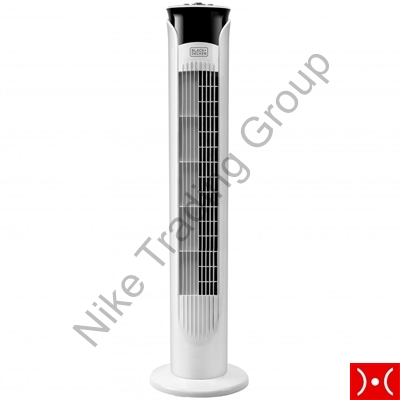 Black+Decker Tower fan A.81cm 45W 4 vel