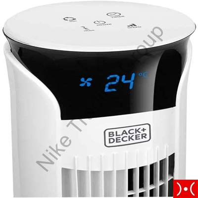 Black+Decker Ventilatore a torre A.81cm 45W 4 vel