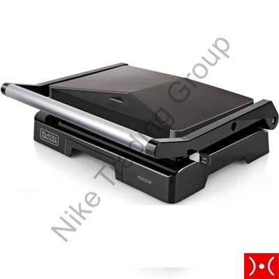 Black+Decker Mini Grill compact 1000W front plates