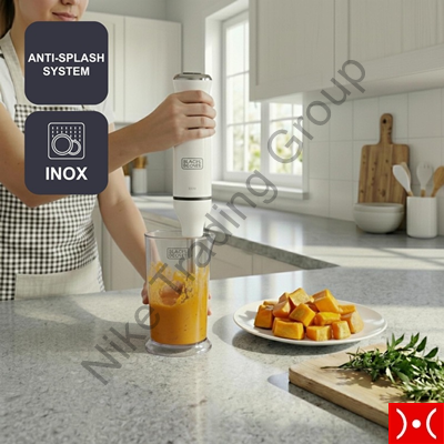 Black+Decker Frullatore immersione 750W +accessori