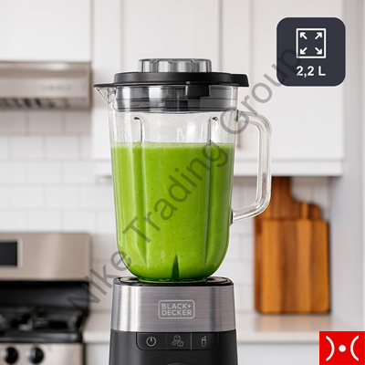 Black+Decker Frullatore con bicchiere 1200W. 