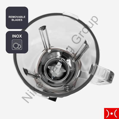 Black+Decker Frullatore con bicchiere 1200W. 