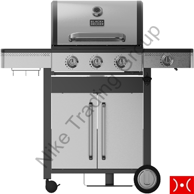 Black+Decker Barbecue a Gas 3 fuochi