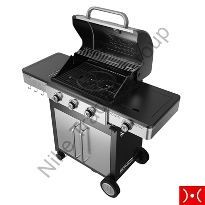 Black+Decker Barbecue a Gas 3 fuochi