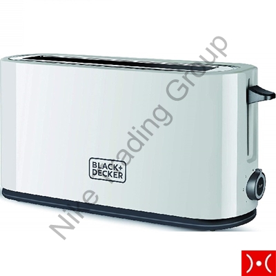 Black+Decker Toaster 1000W White