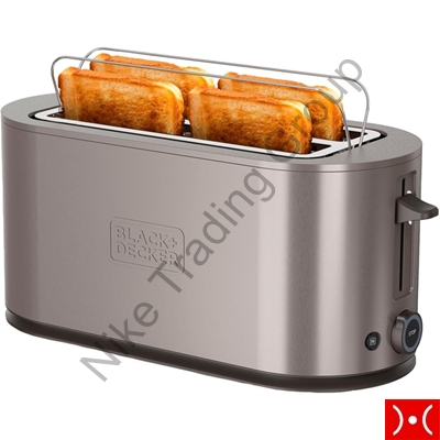 Black+Decker Toaster stainless steel 1500W