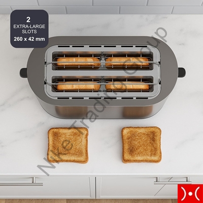 Black+Decker Tostafette in acciaio 1500W