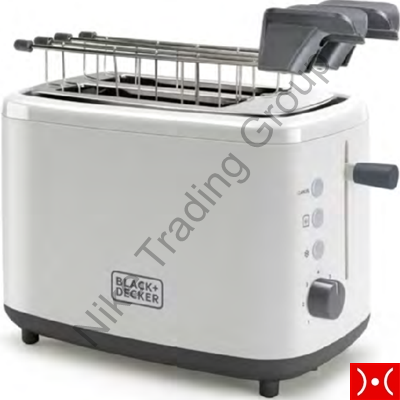 Black+Decker Toaster with steel pliers 820W