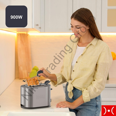 Black+Decker Tostafette con pinze acciaio 900W