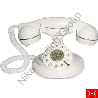 Brondi Telefono A Filo Vintage 10 Bianco