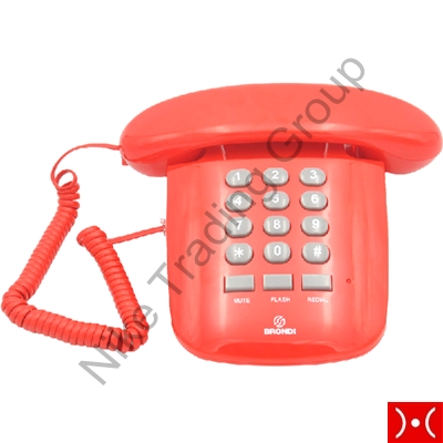 Brondi Telefono A Filo Sole Rosso Ferrari