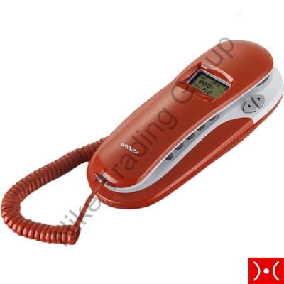 Brondi Telefono A Filo Kenoby Cid Bianco/Rosso