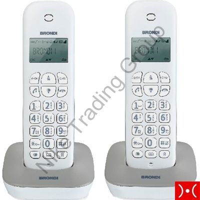 Brondi Cordless Gala Twin White/Grey