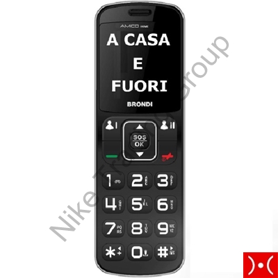 Brondi Easy Phone Amico Home Nero