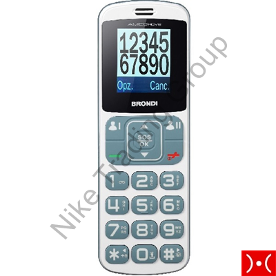 Brondi Easy Phone Amico Home Bianco / Grigio