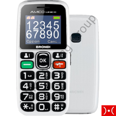 Brondi Easy Phone Amico Unico White