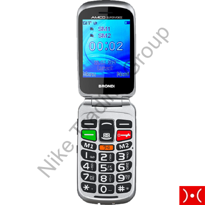 Brondi Easy Phone Amico Supervoice Nero/Silver