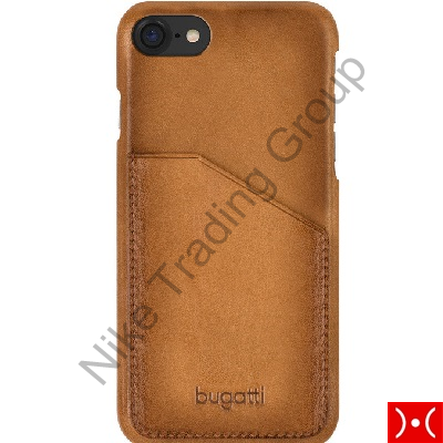 bugatti Pocket Snap case iPhone 7 Plus cognac