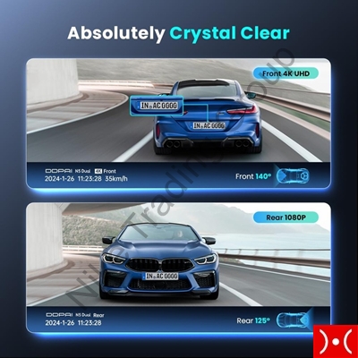 DDPAI Dash Camera N5 Dual 2026 4K 32GB
