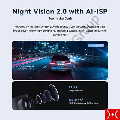 DDPAI Dash Camera Mini 2X 2K Wifi