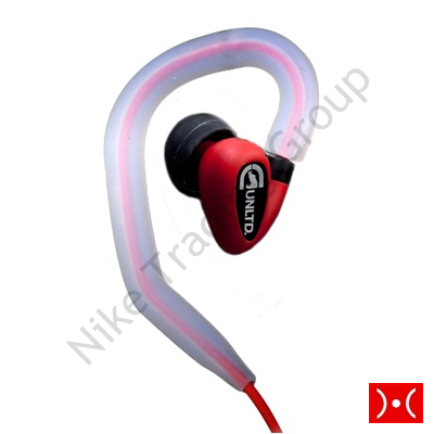 Auricolare Stereo Sport Red 3,5mm Trainer Ecko