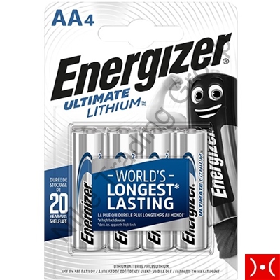 ENERGIZER Ultimate Lithium AA CHP4 
